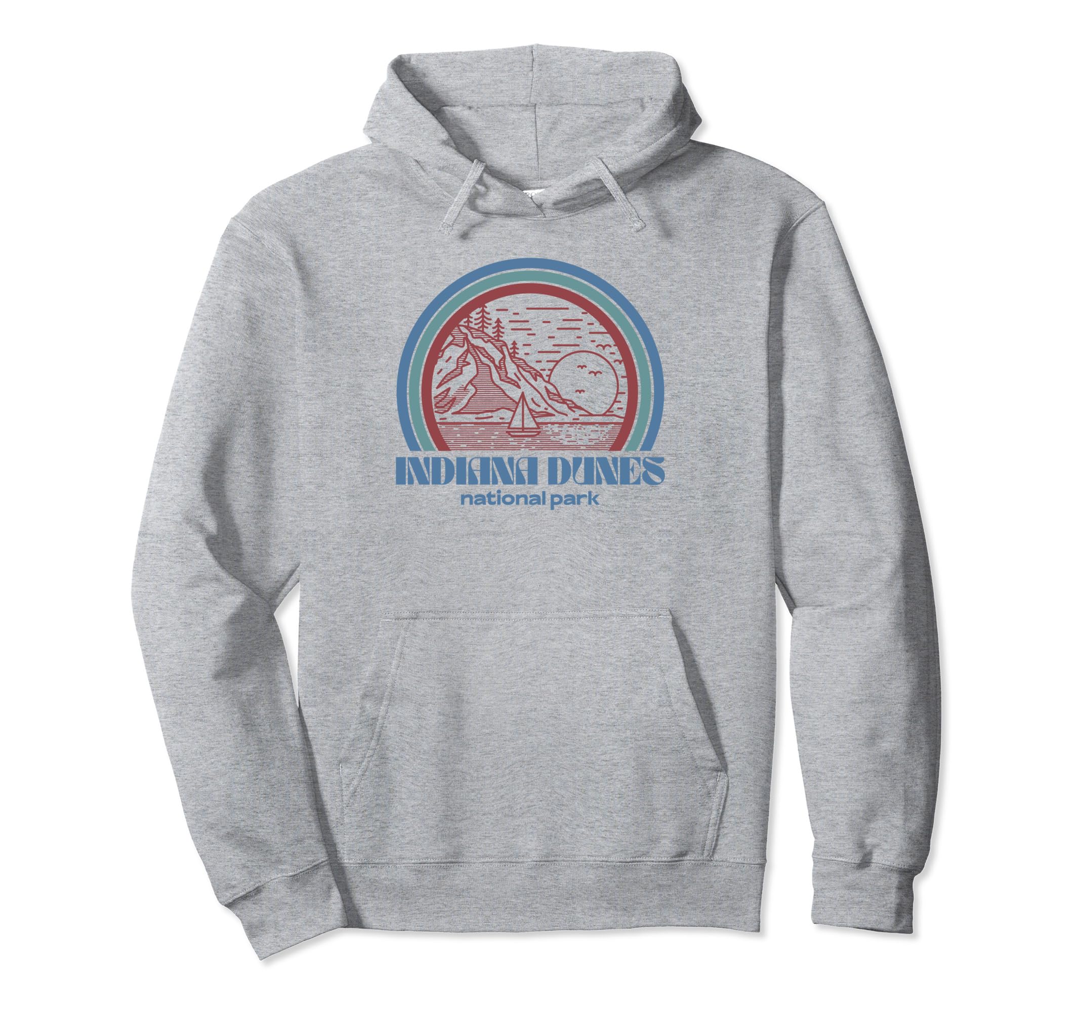 Indiana Dunes National Park Outdoor Hoodie - Trendy Graphic Men Women - T-Shirt, Sweatshirt, Hoodie