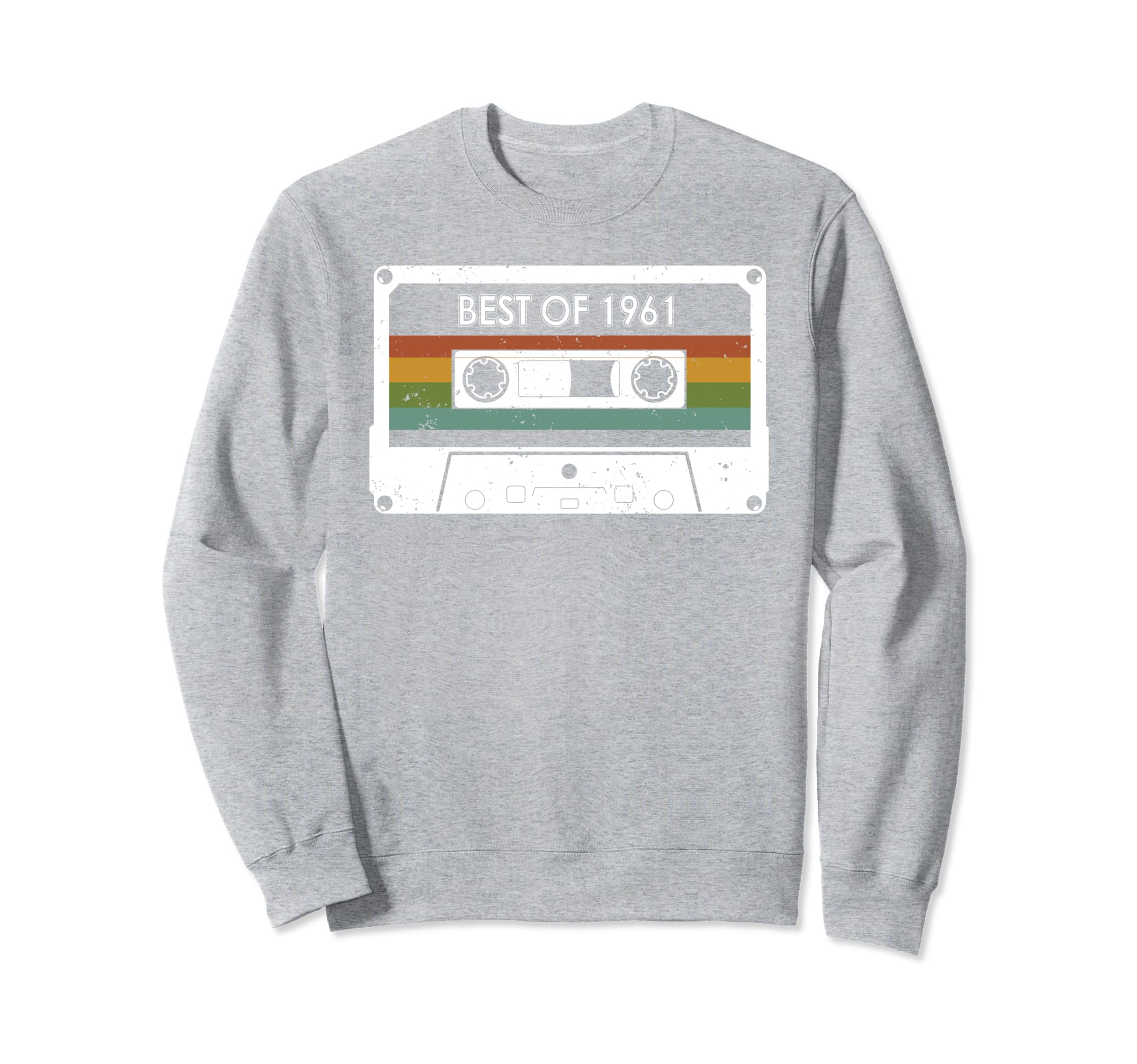 Best 1961 63Rd Birthday Cassette Sweatshirt - Trendy Graphic for Adults - T-Shirt, Sweatshirt, Hoodie