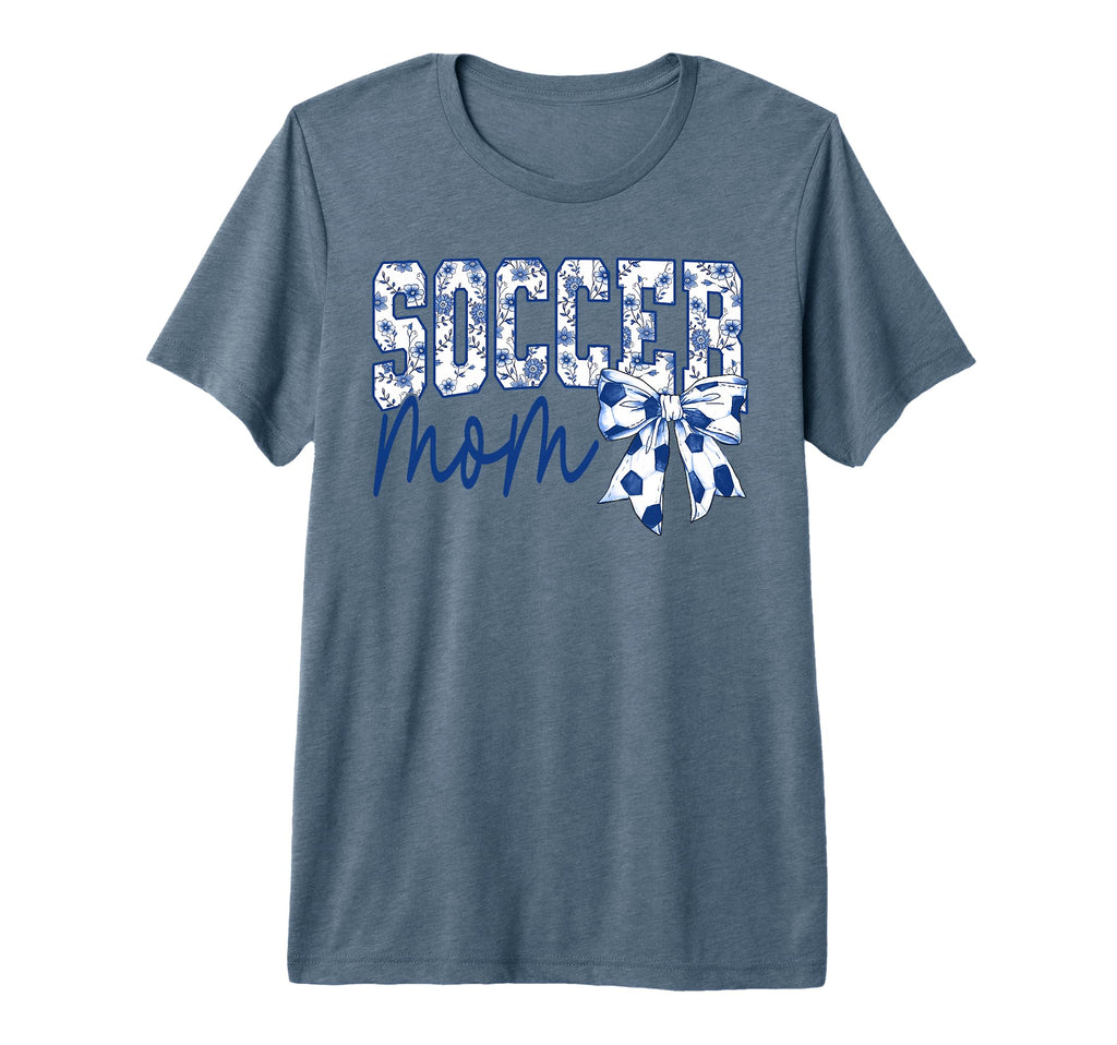 Groovy Soccer Mom Coquette Bow Game Day T-Shirt - Unique Graphic Men Women - T-Shirt, Sweatshirt, Hoodie