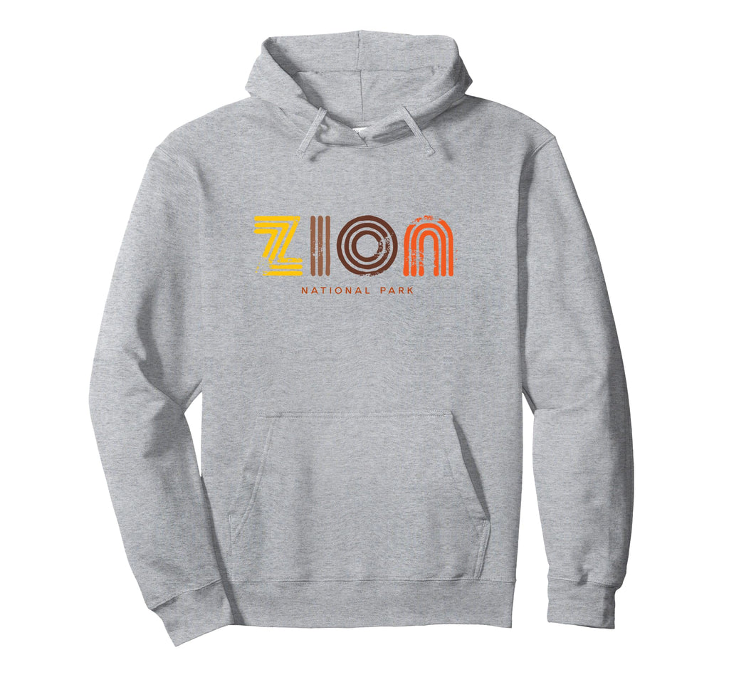 Zion National Park 70S 80S Type Hoodie - Aesthetic Graphic Men Women - T-Shirt, Sweatshirt, Hoodie