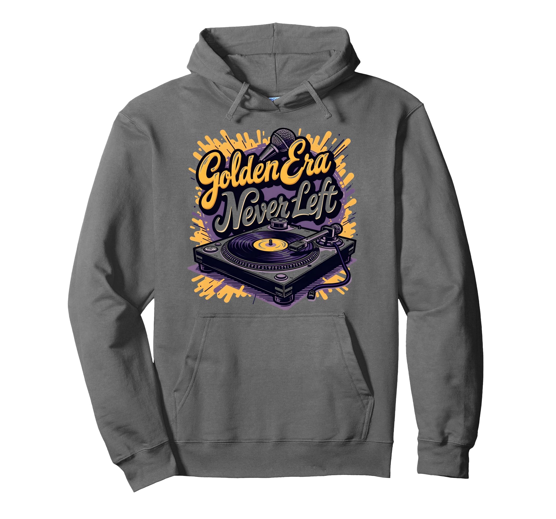 Golden Era 90S Never Left Hip Hop Hoodie - Unique Graphic Unisex - T-Shirt, Sweatshirt, Hoodie