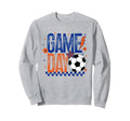 Game Day Soccer Season Blue Orange Sweatshirt - Minimalist Print Unisex - T-Shirt, Sweatshirt, Hoodie