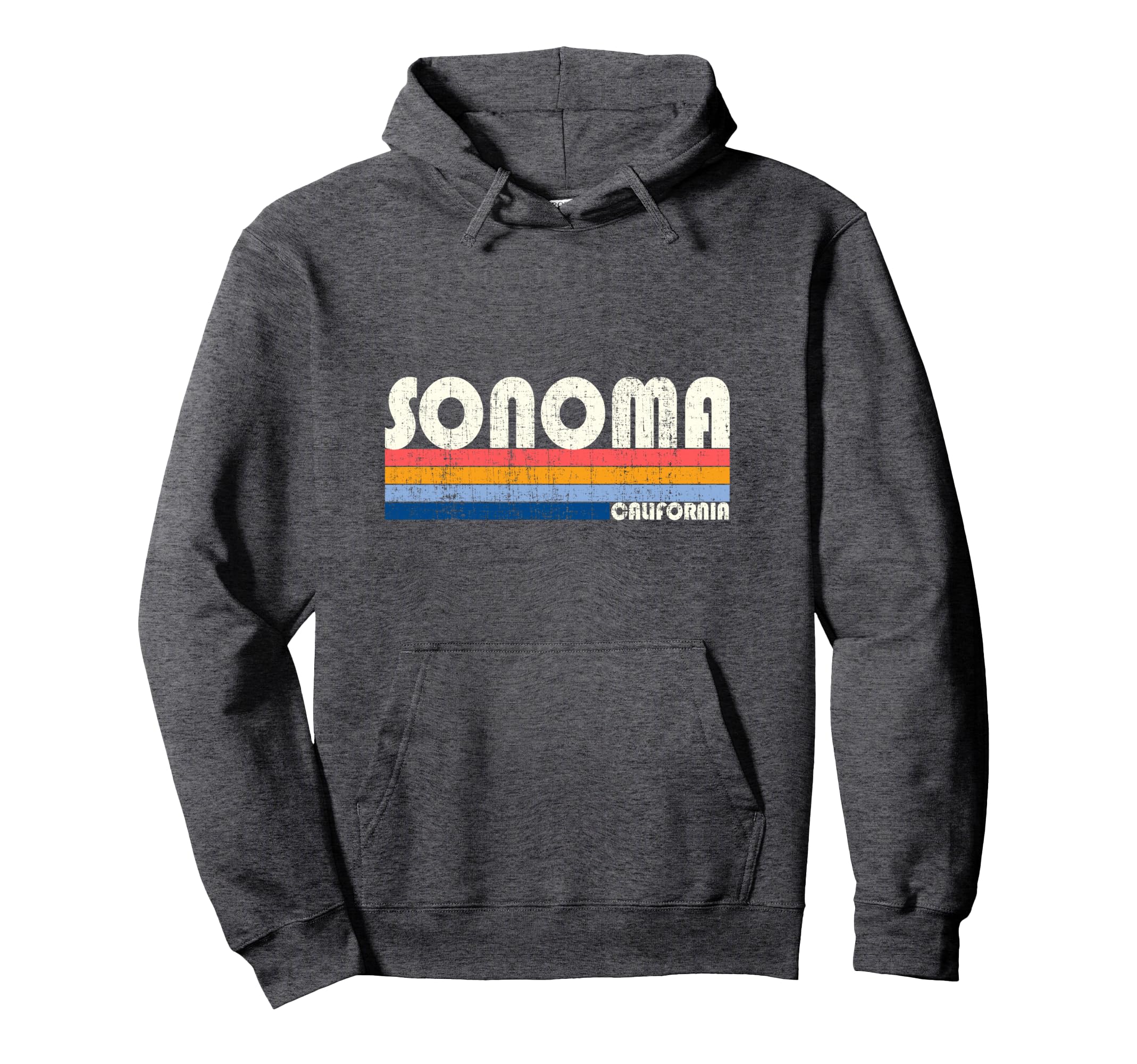 70S 80S Sonoma Ca Hoodie - Casual Everyday Wear for Adults - T-Shirt, Sweatshirt, Hoodie