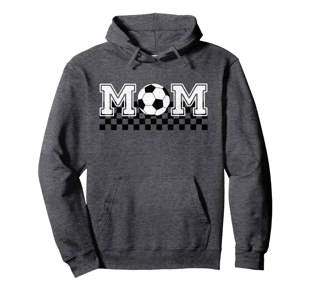 Soccer Mom Soccer Mama Checkered Hoodie - Custom Art Print Men Women - T-Shirt, Sweatshirt, Hoodie