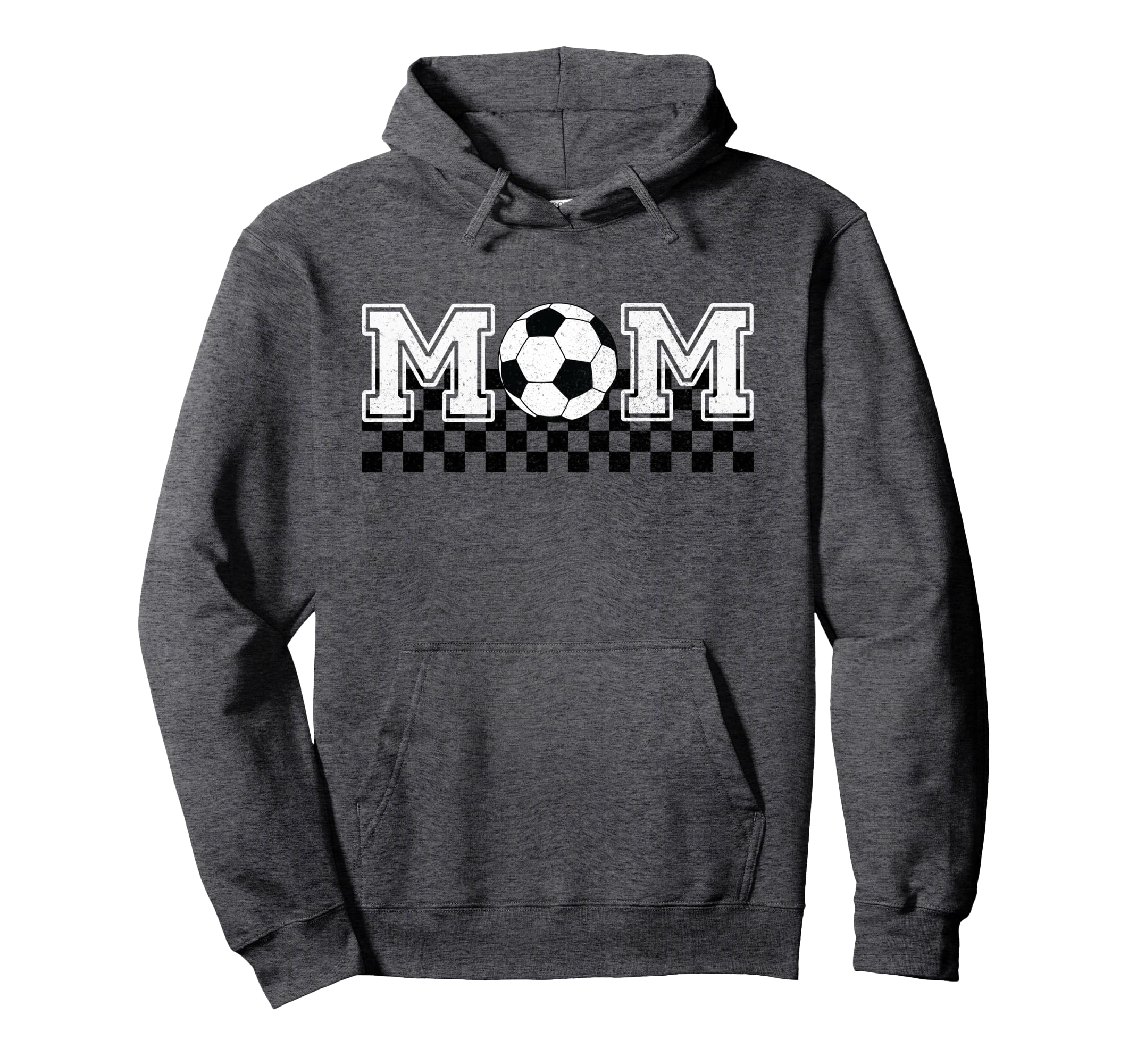 Soccer Mom Soccer Mama Checkered Hoodie - Custom Art Print Men Women - T-Shirt, Sweatshirt, Hoodie