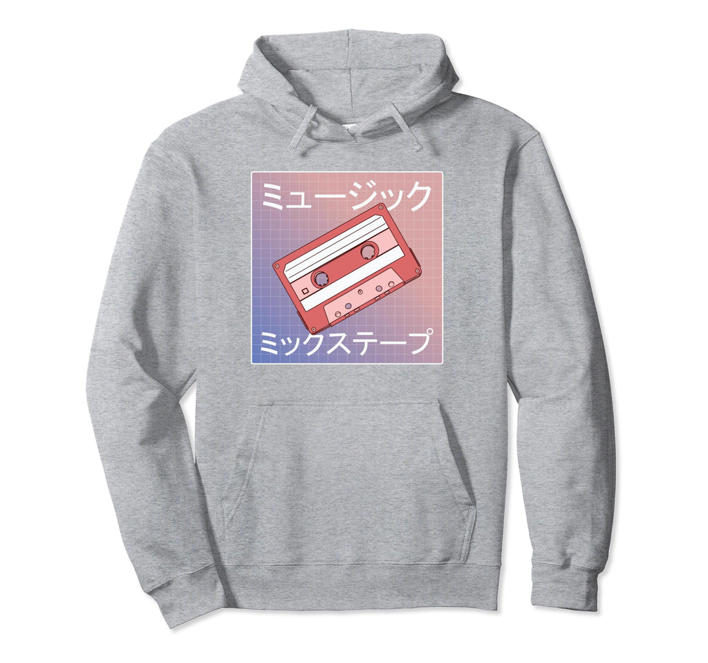 Vaporwave Cassette Player 80S Hoodie - Casual Everyday Wear for Adults - T-Shirt, Sweatshirt, Hoodie