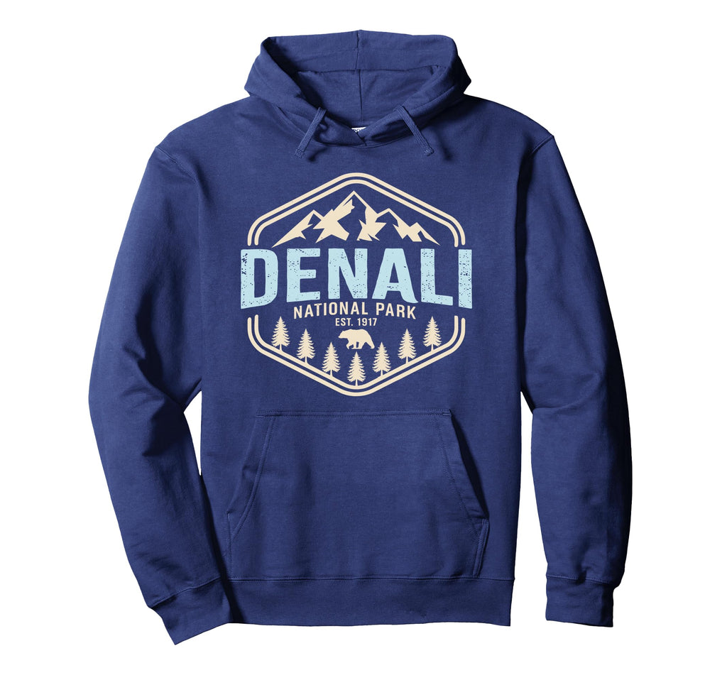 Denali National Park Alaska Mountains Hoodie - Streetwear Style Unisex - T-Shirt, Sweatshirt, Hoodie