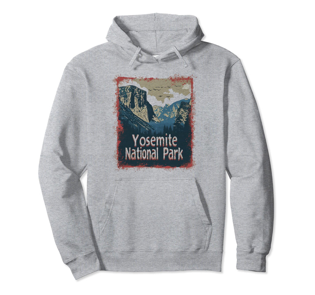 Yosemite Us National Park Hoodie - Aesthetic Graphic for Adults - T-Shirt, Sweatshirt, Hoodie