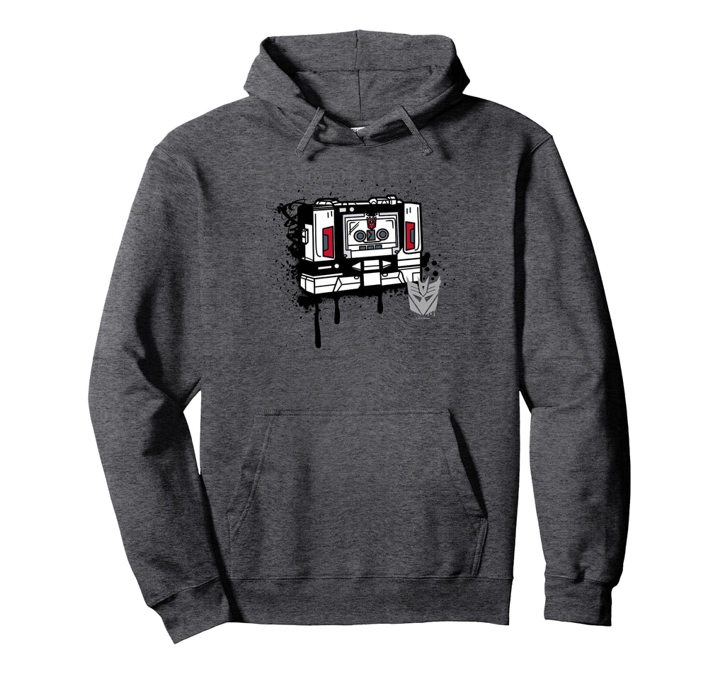 Transformers Soundwave Tape Cassette Player Hoodie - Graphic Print Unisex - T-Shirt, Sweatshirt, Hoodie