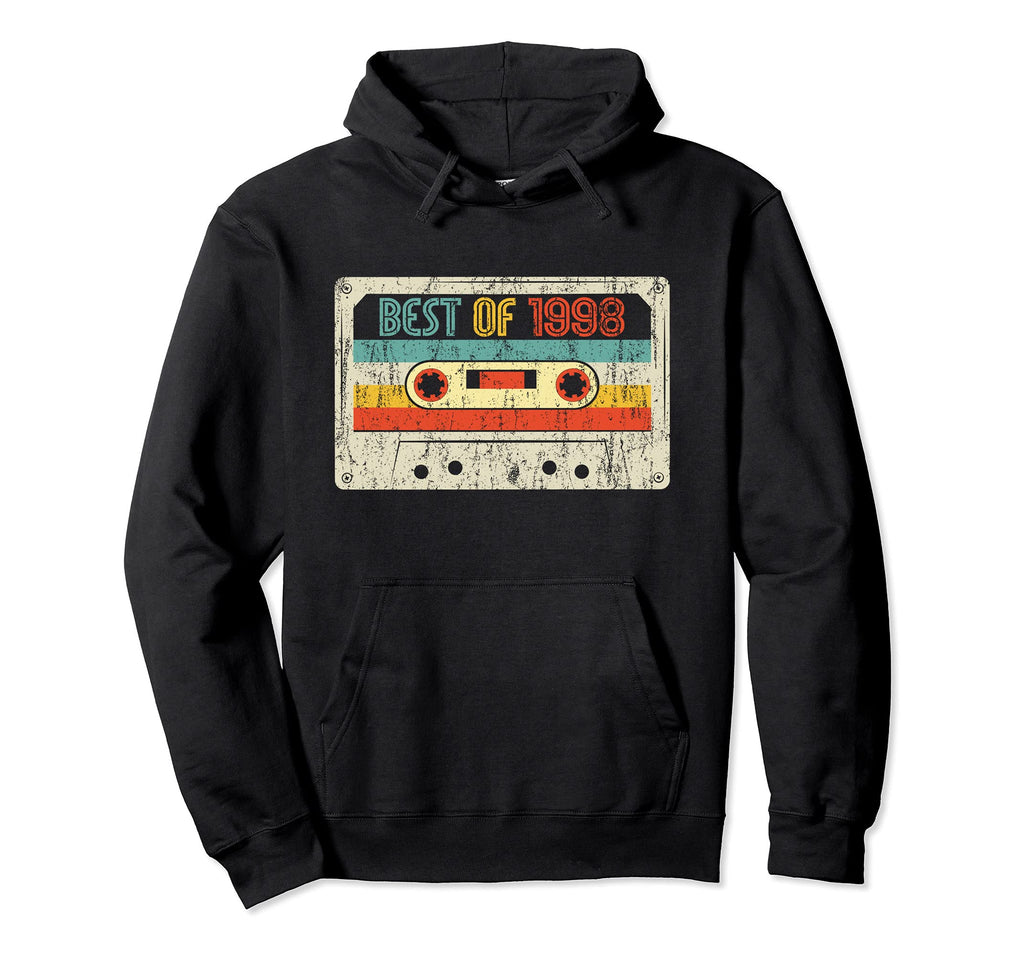 23Rd Birthday Gifts Best 1998 Cassette Tape Hoodie - Unique Graphic Unisex - T-Shirt, Sweatshirt, Hoodie