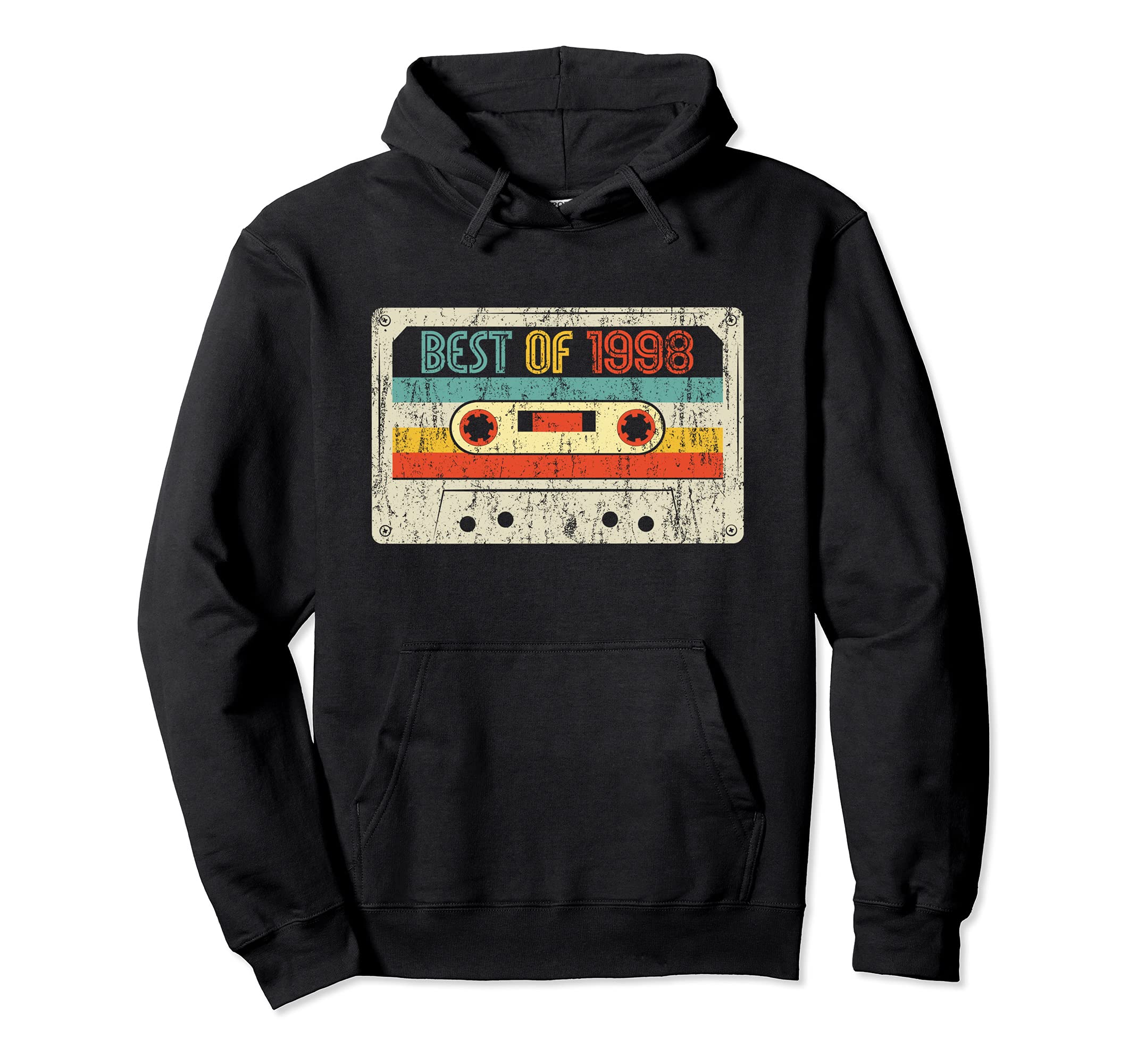 23Rd Birthday Gifts Best 1998 Cassette Tape Hoodie - Unique Graphic Unisex - T-Shirt, Sweatshirt, Hoodie