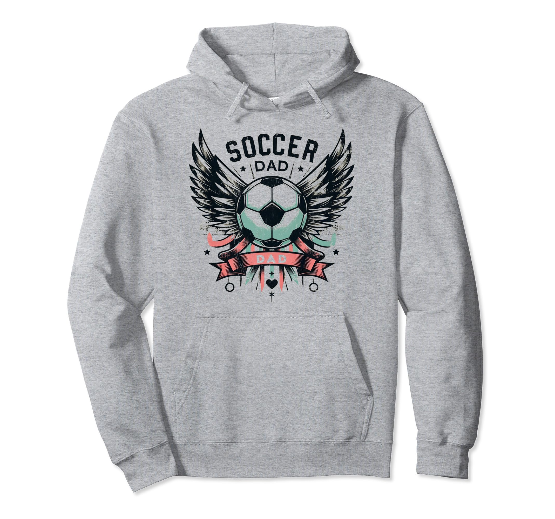 Soccer Dad Family Matching Dad Fathers Hoodie - Novelty Apparel for Adults - T-Shirt, Sweatshirt, Hoodie