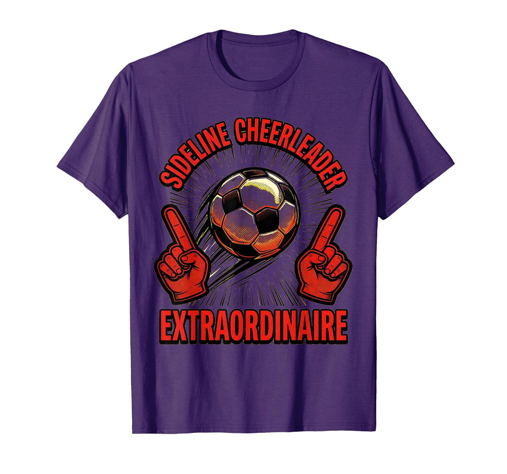 Sideline Cheerleader Extraordinaire T-Shirt - Minimalist Print Men Women - T-Shirt, Sweatshirt, Hoodie