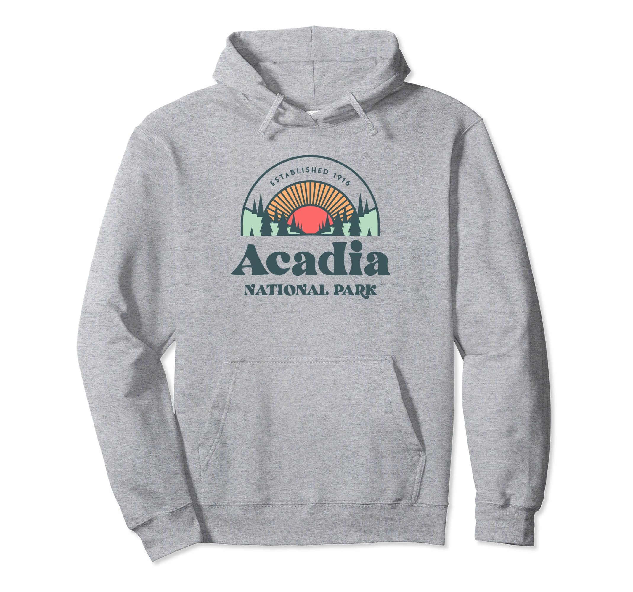 Family Vacation Acadia National Hoodie - Casual Everyday Wear for Adults - T-Shirt, Sweatshirt, Hoodie