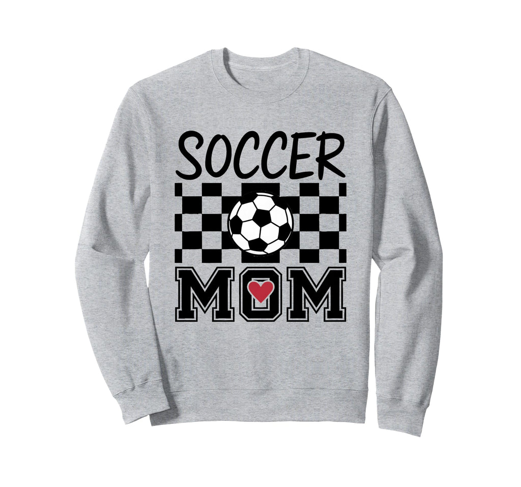 Groovy Soccer Mom Mother Soccer Mom Sweatshirt - Aesthetic Graphic Unisex - T-Shirt, Sweatshirt, Hoodie