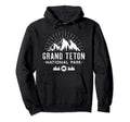 Grand Teton National Park Hiking Hoodie - Fun Novelty Design for Adults - T-Shirt, Sweatshirt, Hoodie