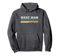 Stripe West Ham Hoodie - Novelty Apparel Men Women - T-Shirt, Sweatshirt, Hoodie
