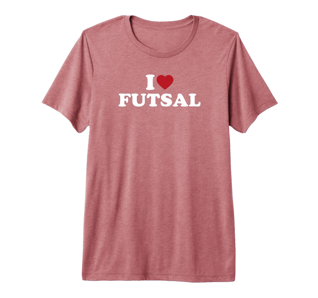 I Love Futsal Tri Blend T-Shirt - Custom Art Print Men Women - T-Shirt, Sweatshirt, Hoodie