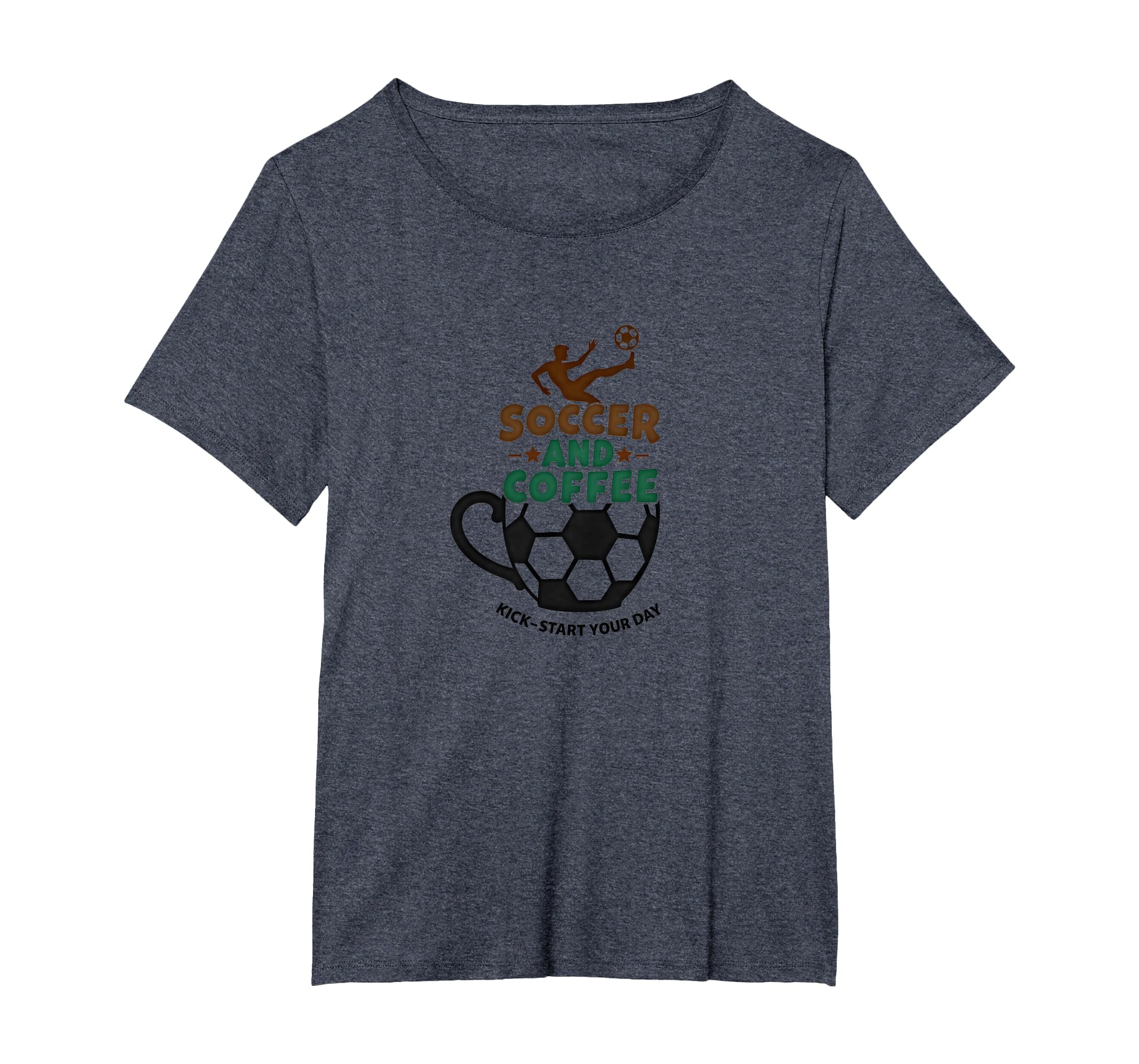 Soccer Mom Soccer And Coffee Sweatshirt - Aesthetic Graphic for Adults - T-Shirt, Sweatshirt, Hoodie