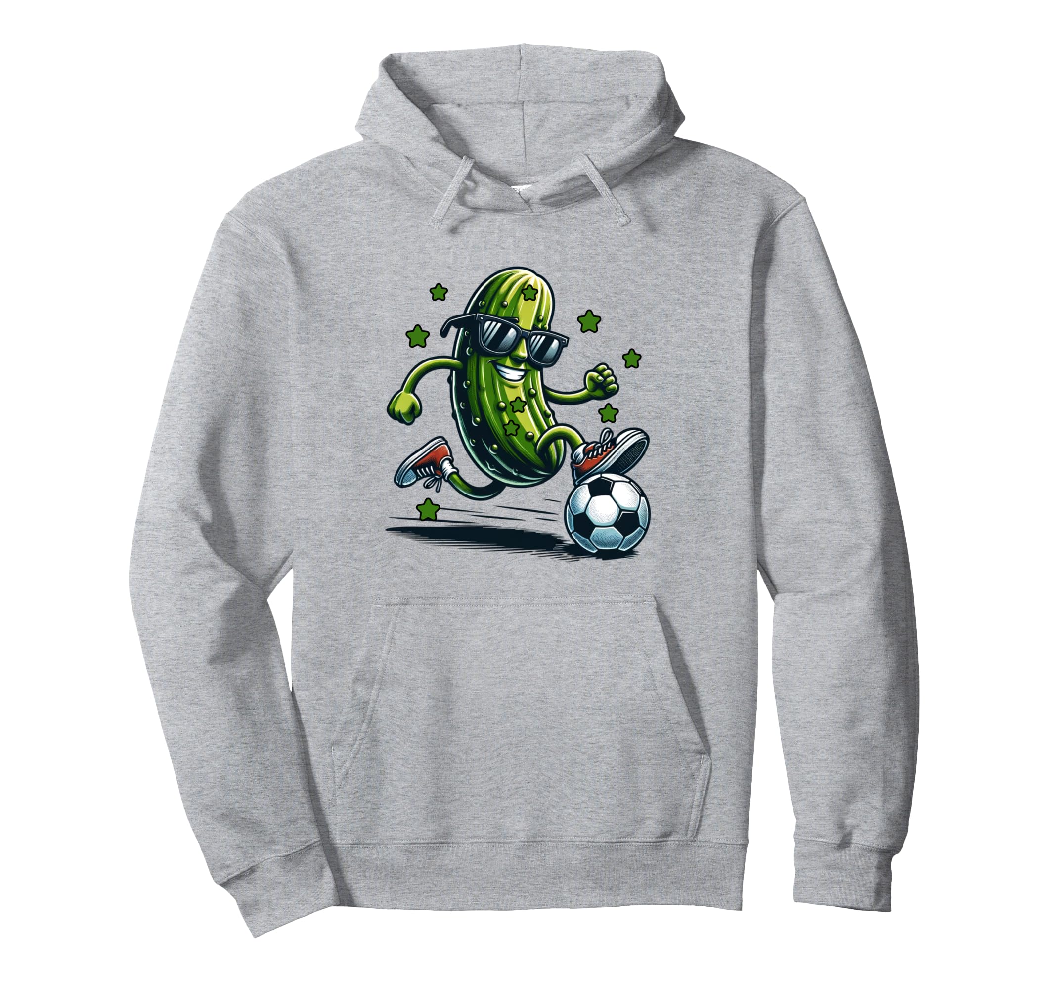 Soccer Funny Pickle Sunglasses Sports And Hoodie - Graphic Print Unisex - T-Shirt, Sweatshirt, Hoodie