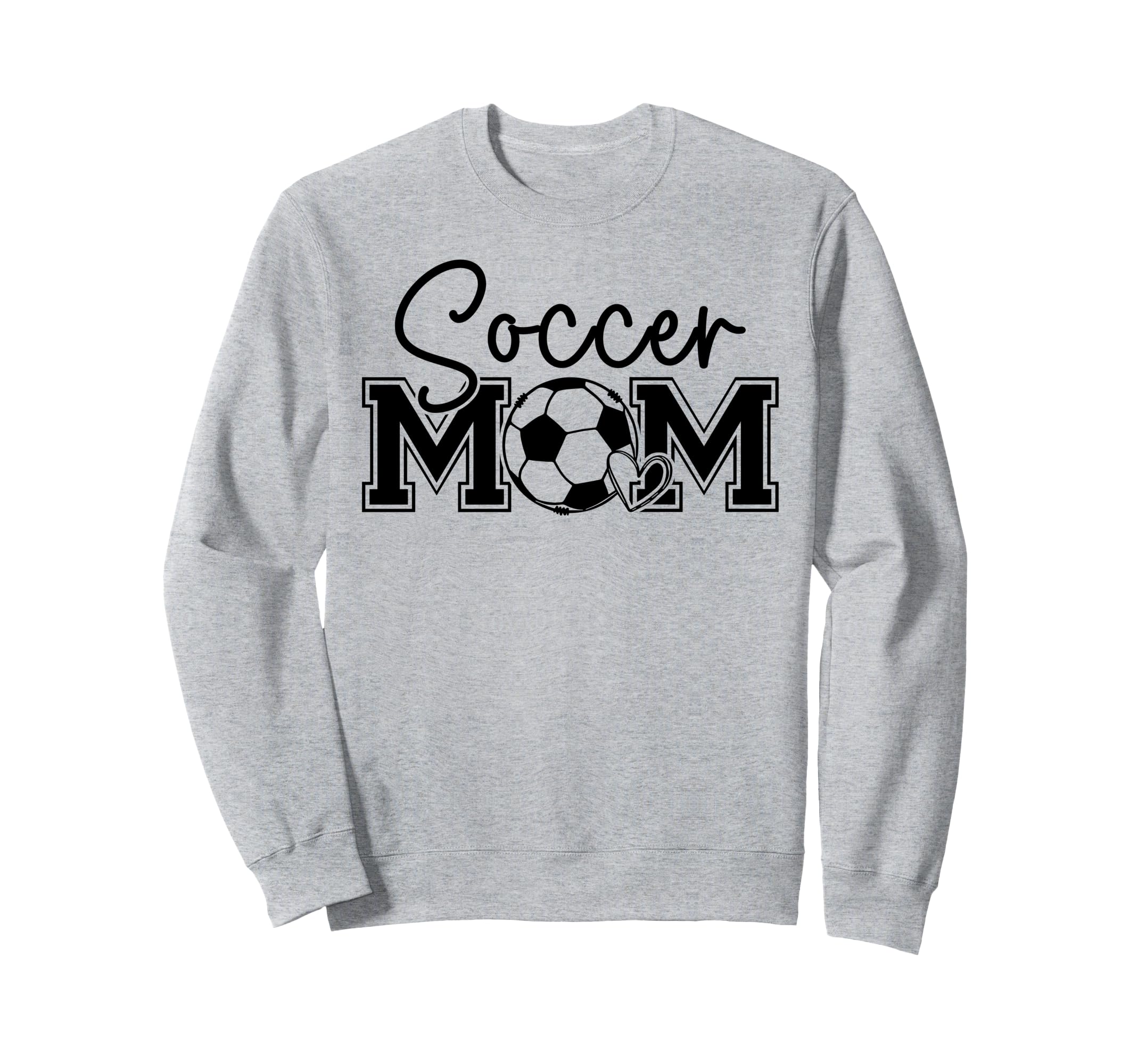 Soccer Mom Heart Game Day Vibes Sweatshirt - Unique Graphic Men Women - T-Shirt, Sweatshirt, Hoodie