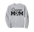 Soccer Mom Heart Game Day Vibes Soccer Sweatshirt - Novelty Apparel Unisex - T-Shirt, Sweatshirt, Hoodie