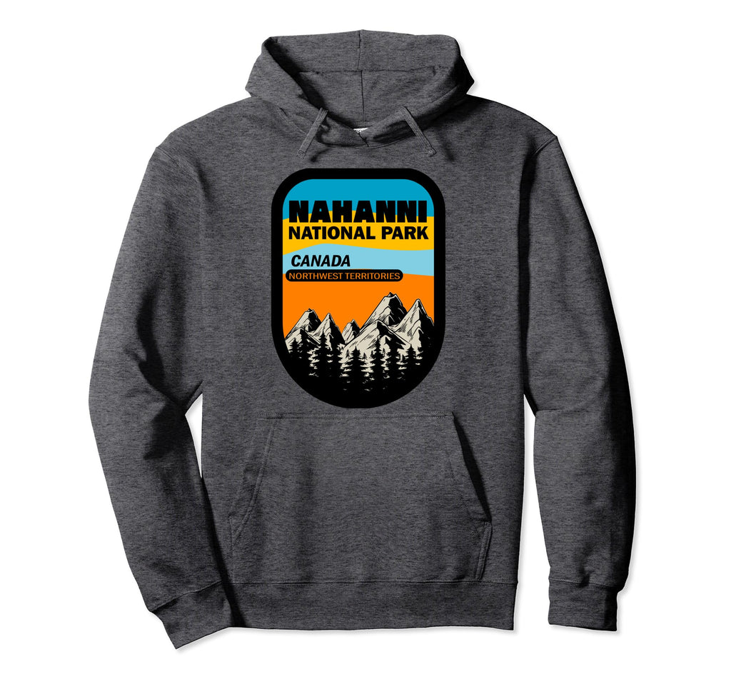 Nahanni National Canada Park Badge Hoodie - Aesthetic Graphic Unisex - T-Shirt, Sweatshirt, Hoodie