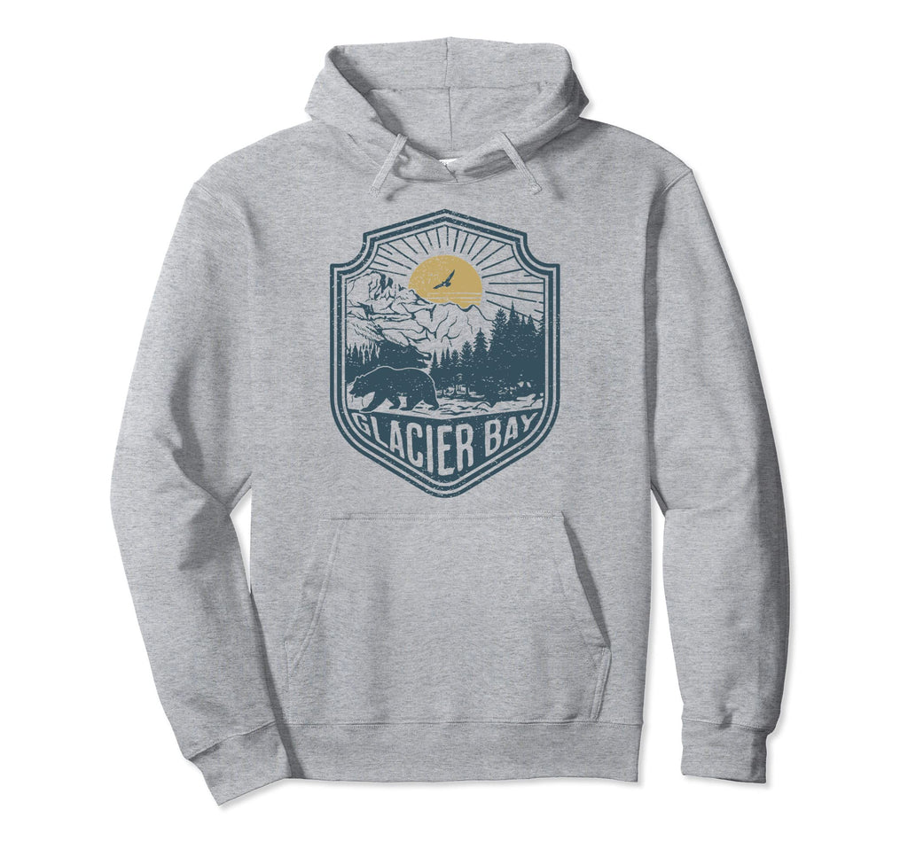 Glacier Bay National Park Alaska Hoodie - Aesthetic Graphic Men Women - T-Shirt, Sweatshirt, Hoodie