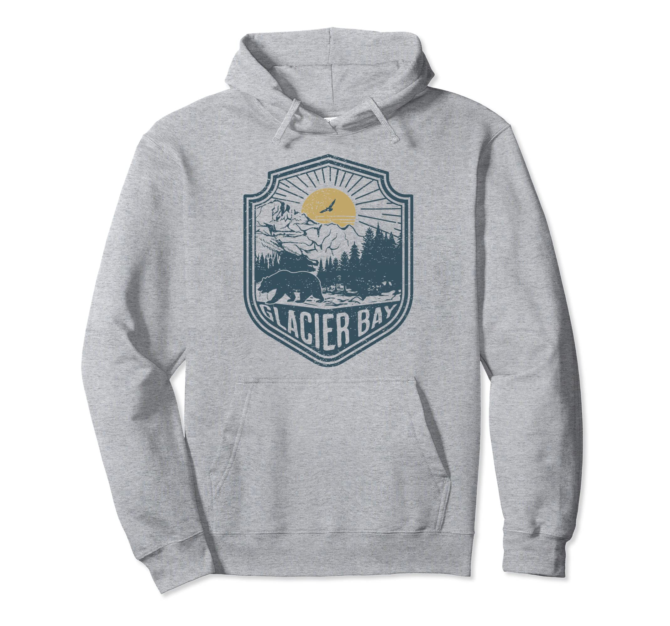 Glacier Bay National Park Alaska Hoodie - Aesthetic Graphic Men Women - T-Shirt, Sweatshirt, Hoodie