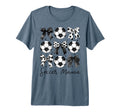 Soccer Mama Coquette Bow Soccer Mom T-Shirt - Custom Art Print Men Women - T-Shirt, Sweatshirt, Hoodie