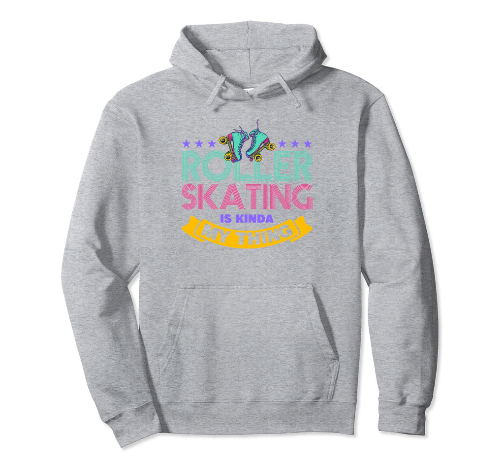 80S Roller Skating Rollerskate Hoodie - Casual Everyday Wear Men Women - T-Shirt, Sweatshirt, Hoodie