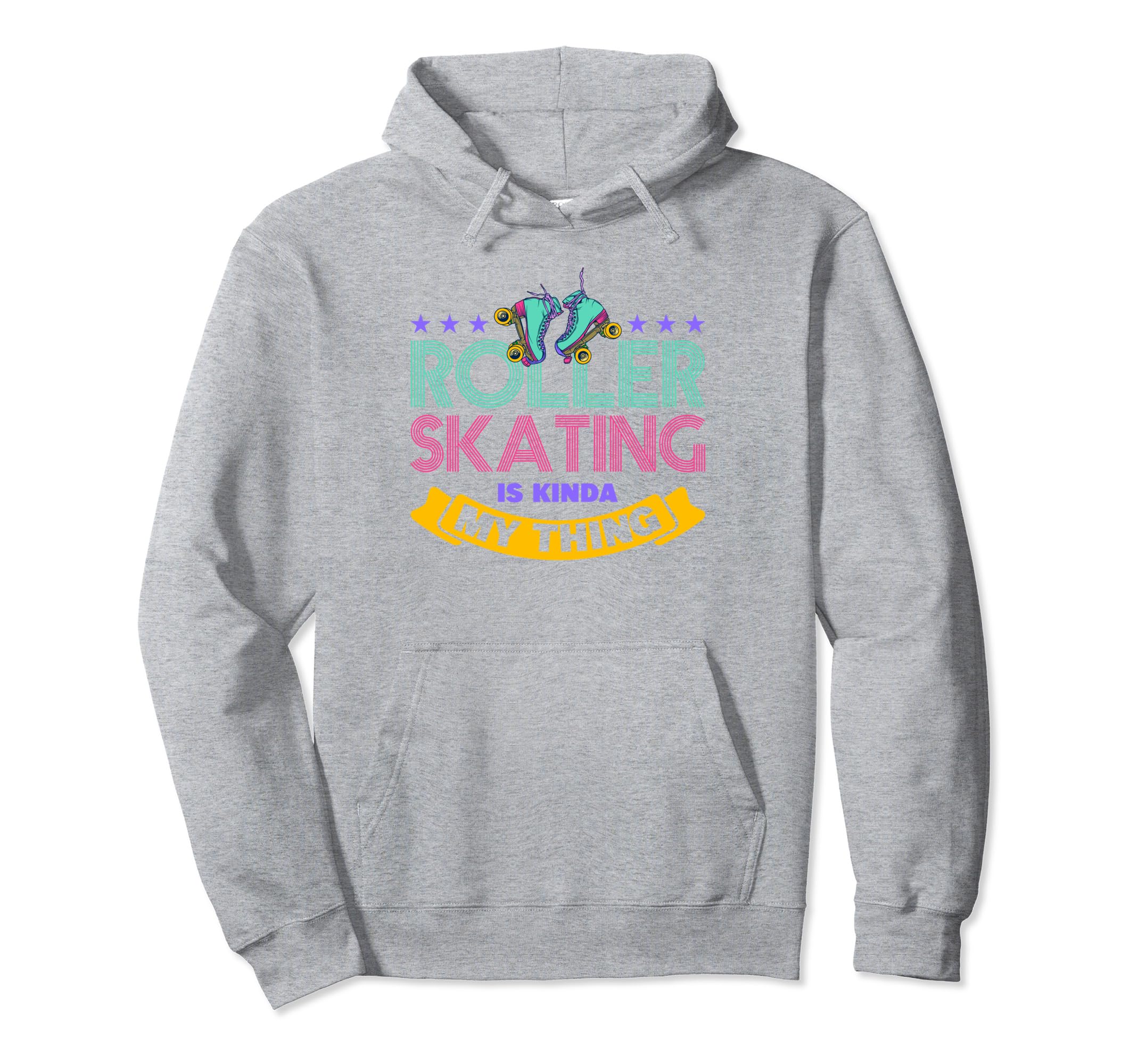 80S Roller Skating Rollerskate Hoodie - Casual Everyday Wear Men Women - T-Shirt, Sweatshirt, Hoodie