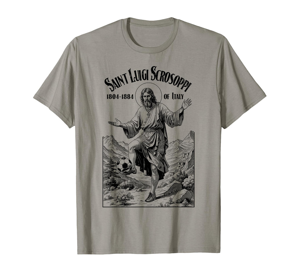 Soccer Player Patron Saint Luigi T-Shirt - Aesthetic Graphic Men Women - T-Shirt, Sweatshirt, Hoodie