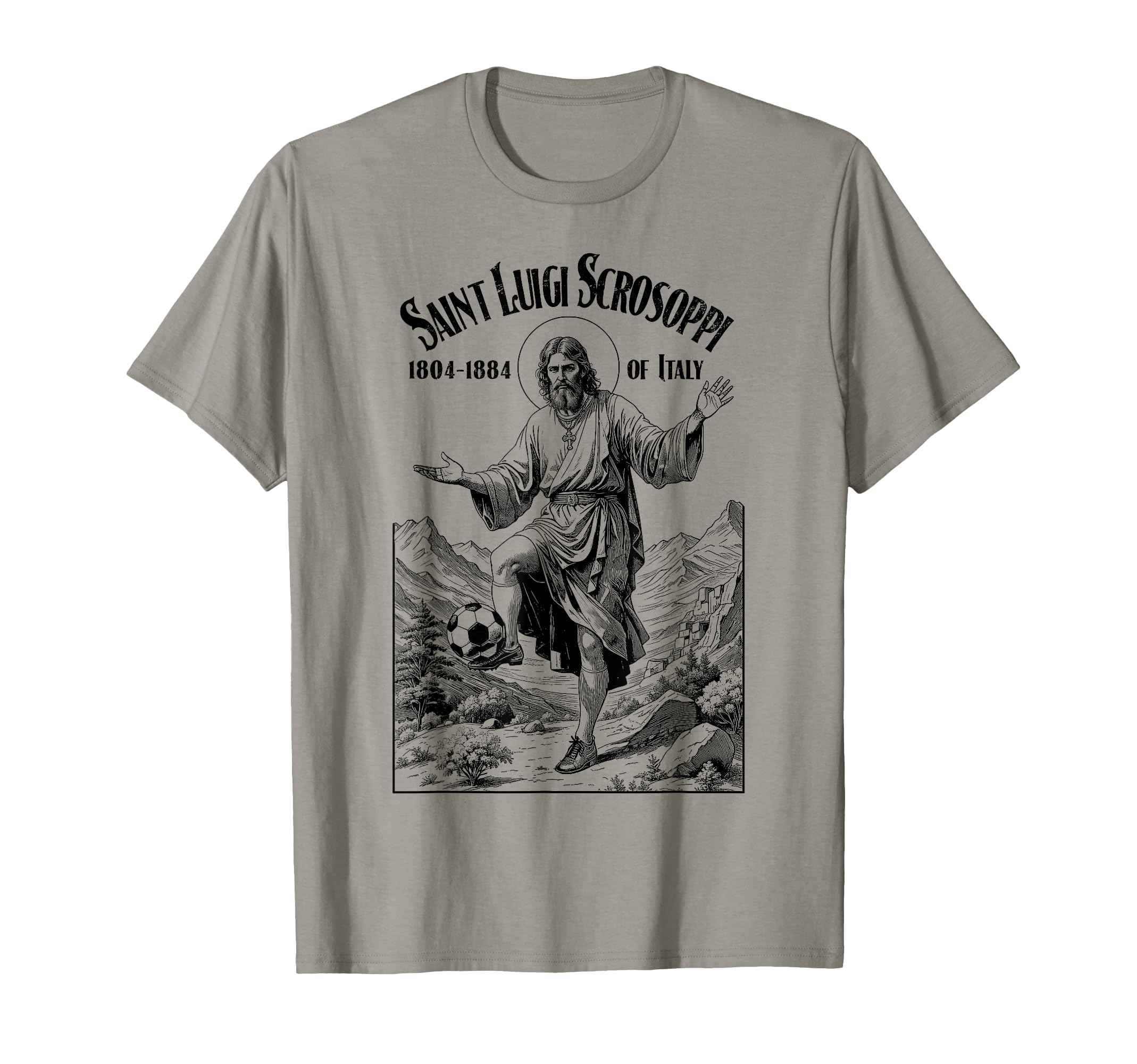 Soccer Player Patron Saint Luigi T-Shirt - Aesthetic Graphic Men Women - T-Shirt, Sweatshirt, Hoodie