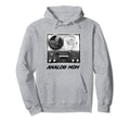 Analog Mom Reel To Reel Cassette Tape Hoodie - Minimalist Print for Adults - T-Shirt, Sweatshirt, Hoodie