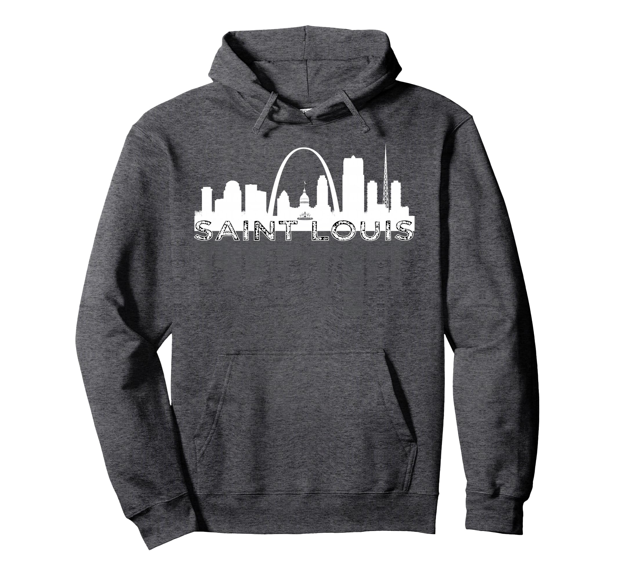 City St Louis Missouri Skyline Hoodie - Casual Everyday Wear for Adults - T-Shirt, Sweatshirt, Hoodie