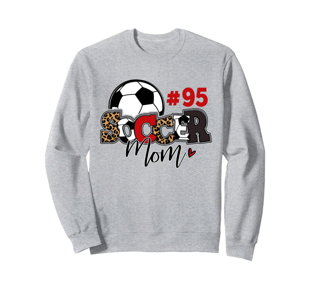 Soccer Mom 95 Custom Number Sweatshirt - Streetwear Style for Adults - T-Shirt, Sweatshirt, Hoodie