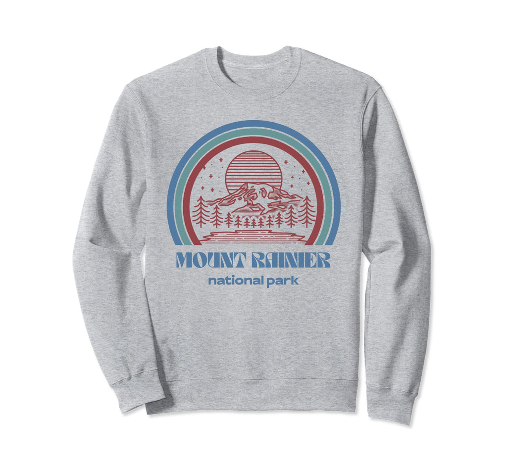 Mount Rainier National Park Sweatshirt - Aesthetic Graphic for Adults - T-Shirt, Sweatshirt, Hoodie