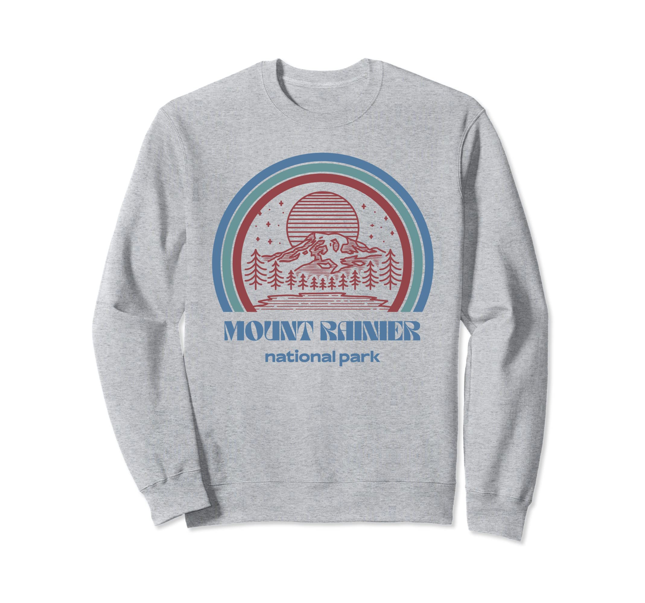 Mount Rainier National Park Sweatshirt - Aesthetic Graphic for Adults - T-Shirt, Sweatshirt, Hoodie