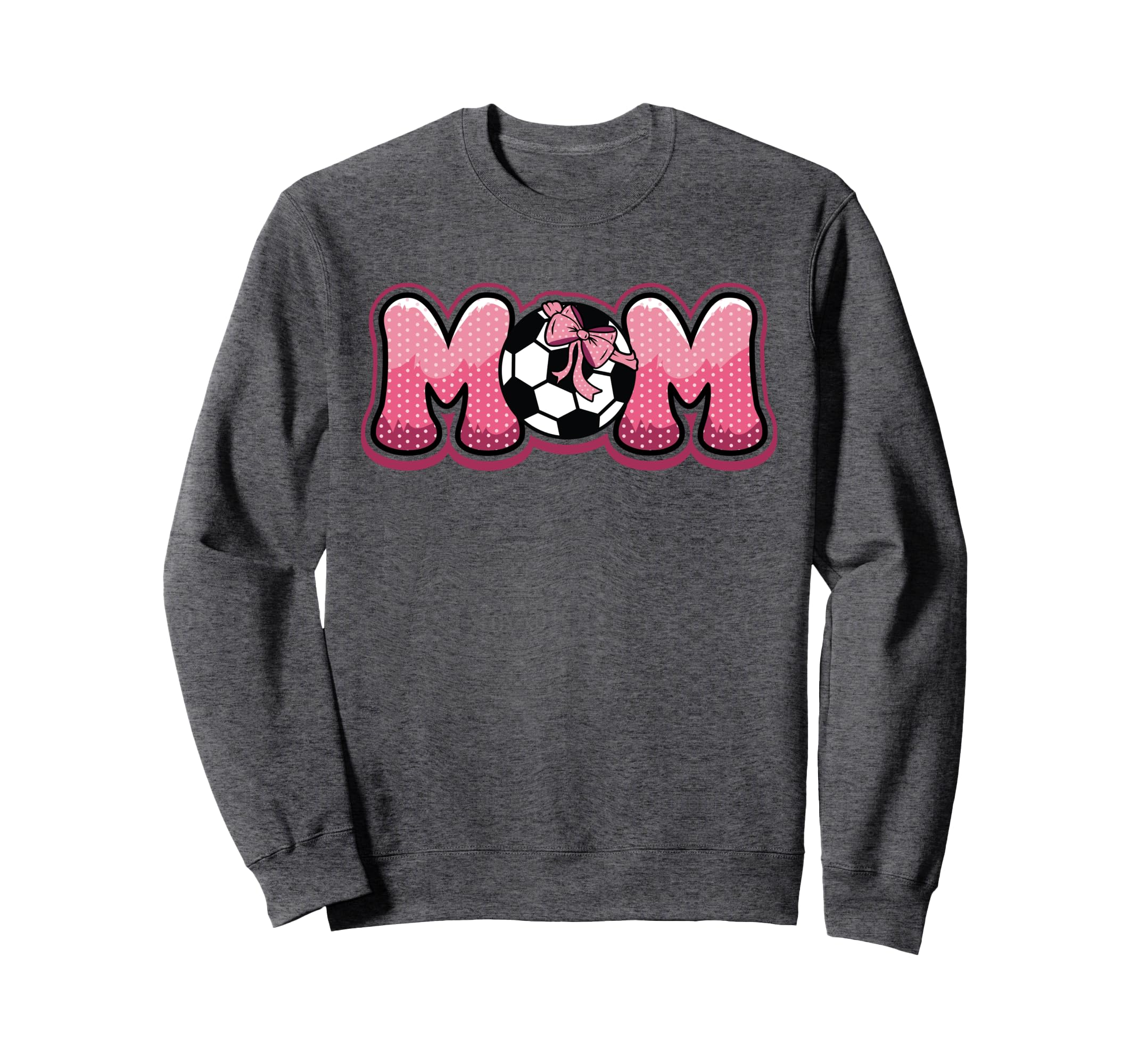 Soccer Mom Coquette Bow Game Day Sweatshirt - Fun Novelty Design Men Women - T-Shirt, Sweatshirt, Hoodie
