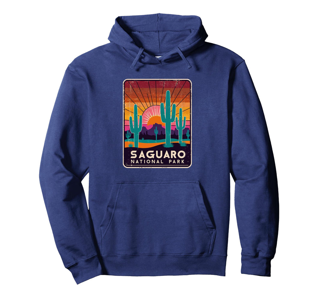 Saguaro National Park Sunset Landscape Hoodie - Fun Novelty Design Unisex - T-Shirt, Sweatshirt, Hoodie