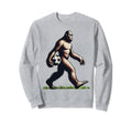 Funny Soccer Bigfoot Funny Sweatshirt - Minimalist Print Men Women - T-Shirt, Sweatshirt, Hoodie