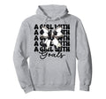 Goals Soccer Coquette Bow Hoodie - Unique Graphic Men Women - T-Shirt, Sweatshirt, Hoodie