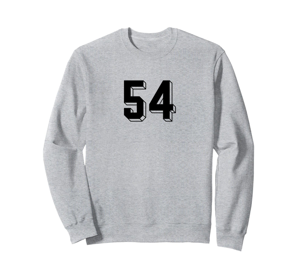 Number 54 80S 90S Soccer Team Jersey Sweatshirt - Trendy Graphic Unisex - T-Shirt, Sweatshirt, Hoodie
