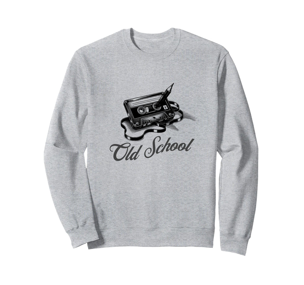 Old School Cassette Tape Sweatshirt - Graphic Print for Adults - T-Shirt, Sweatshirt, Hoodie