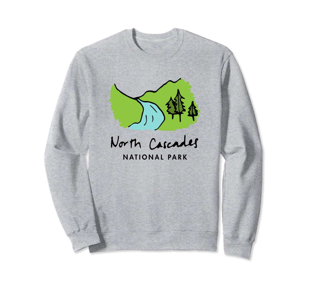Family Vacation North Cascades Sweatshirt - Novelty Apparel Unisex - T-Shirt, Sweatshirt, Hoodie