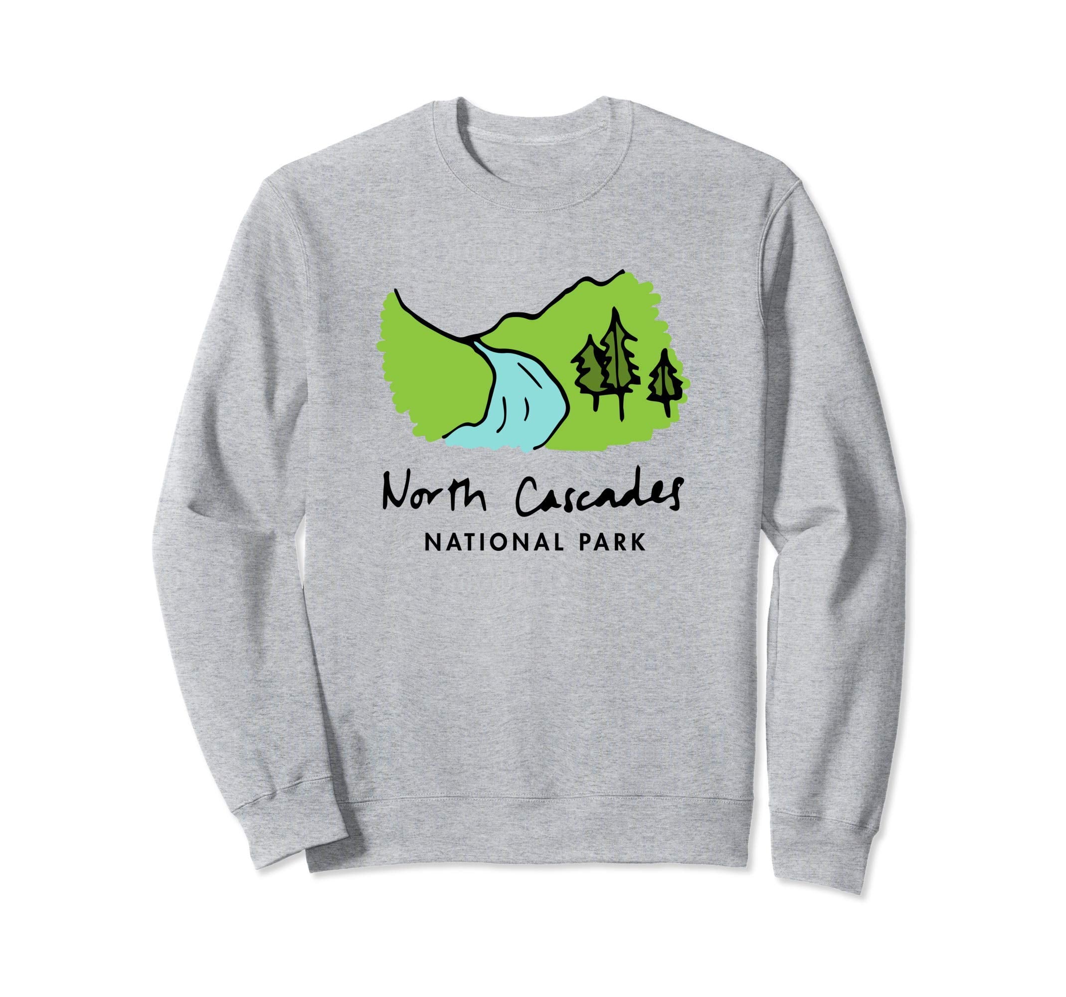 Family Vacation North Cascades Sweatshirt - Novelty Apparel Unisex - T-Shirt, Sweatshirt, Hoodie