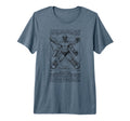 Ice Hockey Goalie Goalkeeper Vitruvian T-Shirt - Aesthetic Graphic Unisex - T-Shirt, Sweatshirt, Hoodie
