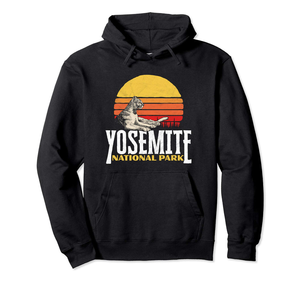 Yosemite National Park Mountain Lion Hoodie - Streetwear Style for Adults - T-Shirt, Sweatshirt, Hoodie