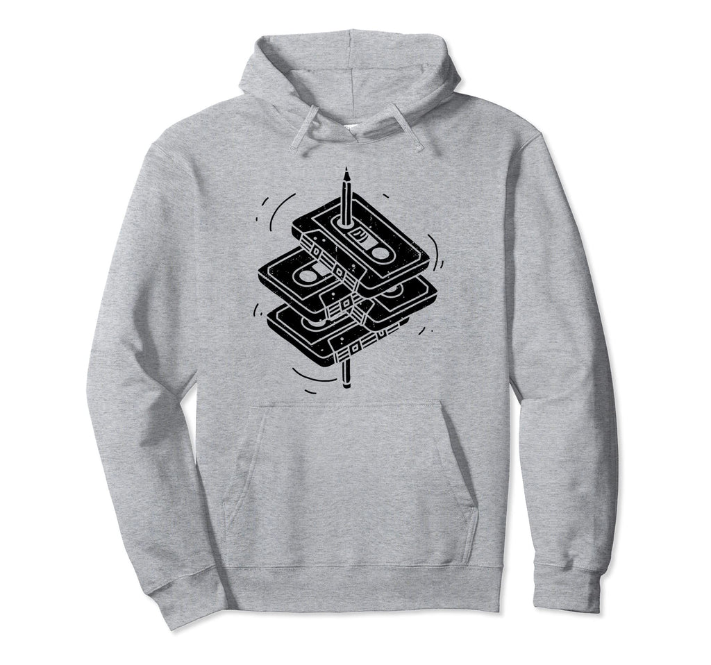 Mixtape Cassette Tape Oldschool Hoodie - Trendy Graphic Men Women - T-Shirt, Sweatshirt, Hoodie